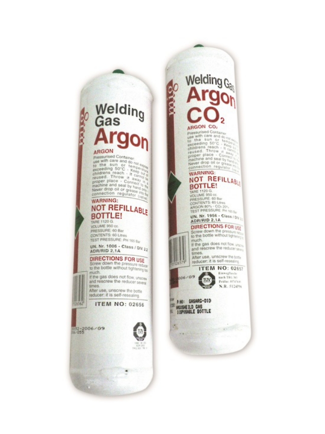 Disposable Argon Gas Bottles