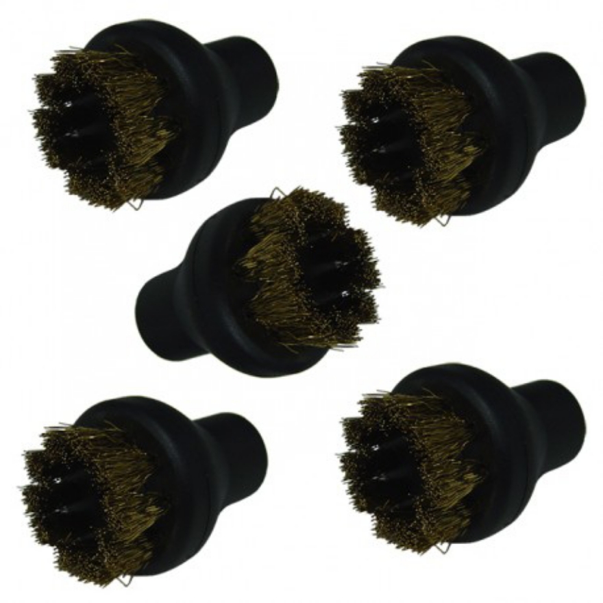 Small Round Brush Brass