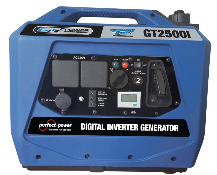 GT Power GT2500i 2400W/3kVA Inverter Generator 