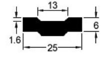 Promax 1G93-R Ceramic Weld Backing 11.1mm x 1.6mm 12M Box