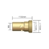 Binzel Style MB501 Tip Adaptor