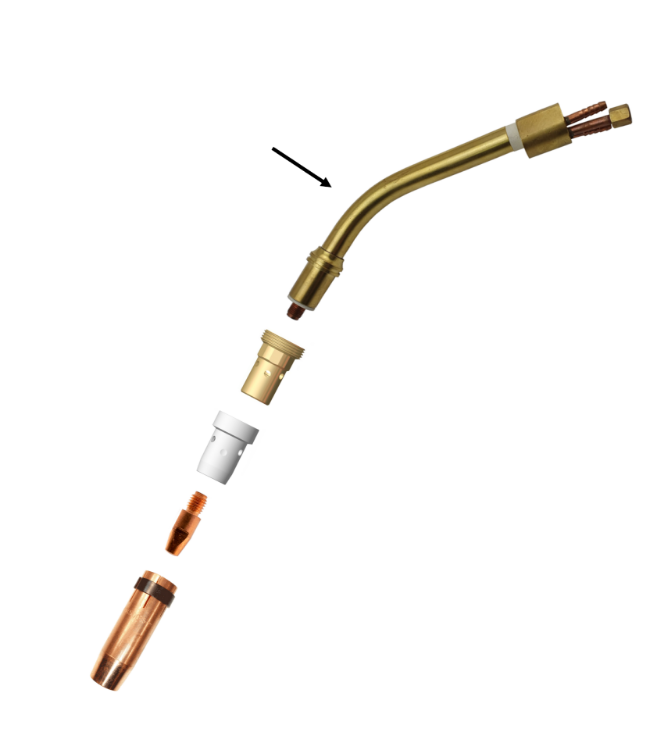 Binzel Style MB501 Swan Neck Assembly