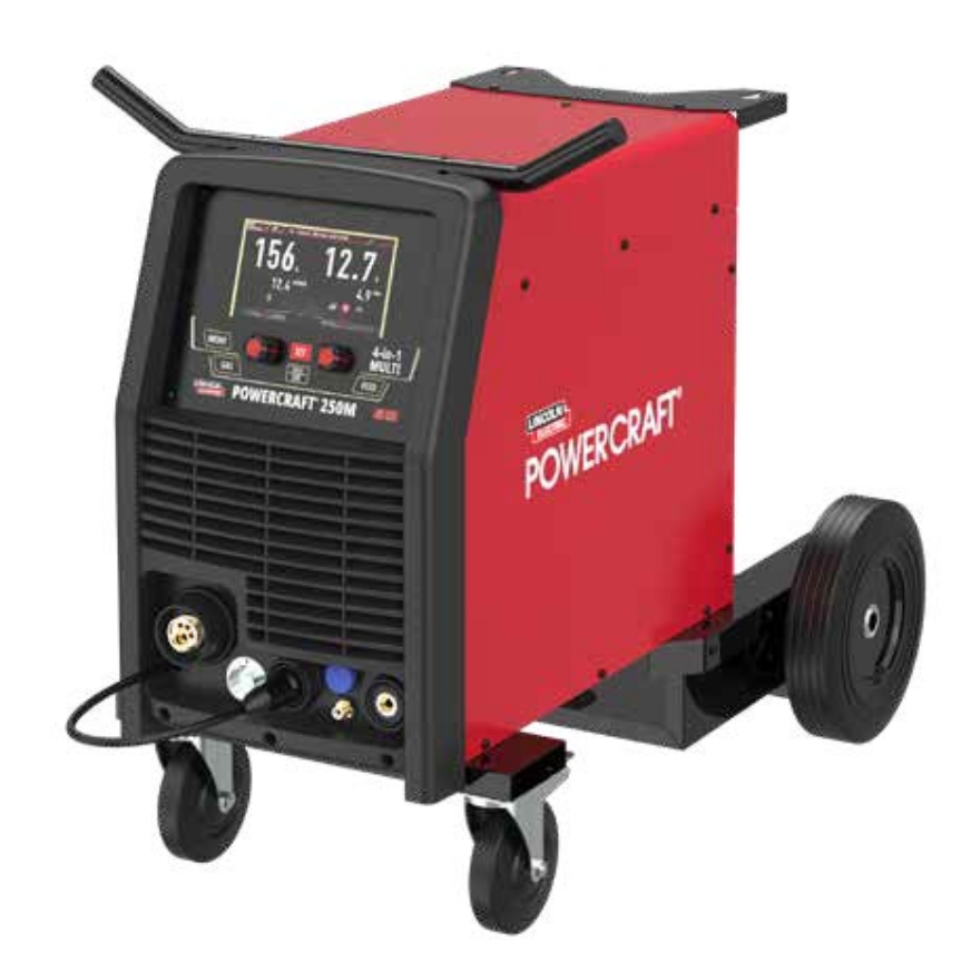 Lincoln K69089-1P Powercraft 250M 4-in-1 Multi Process Welder Package