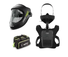 Optrel Swiss Air PAPR Multi Use Respiratory System & Clearmaxx Grinding Helmet Kit